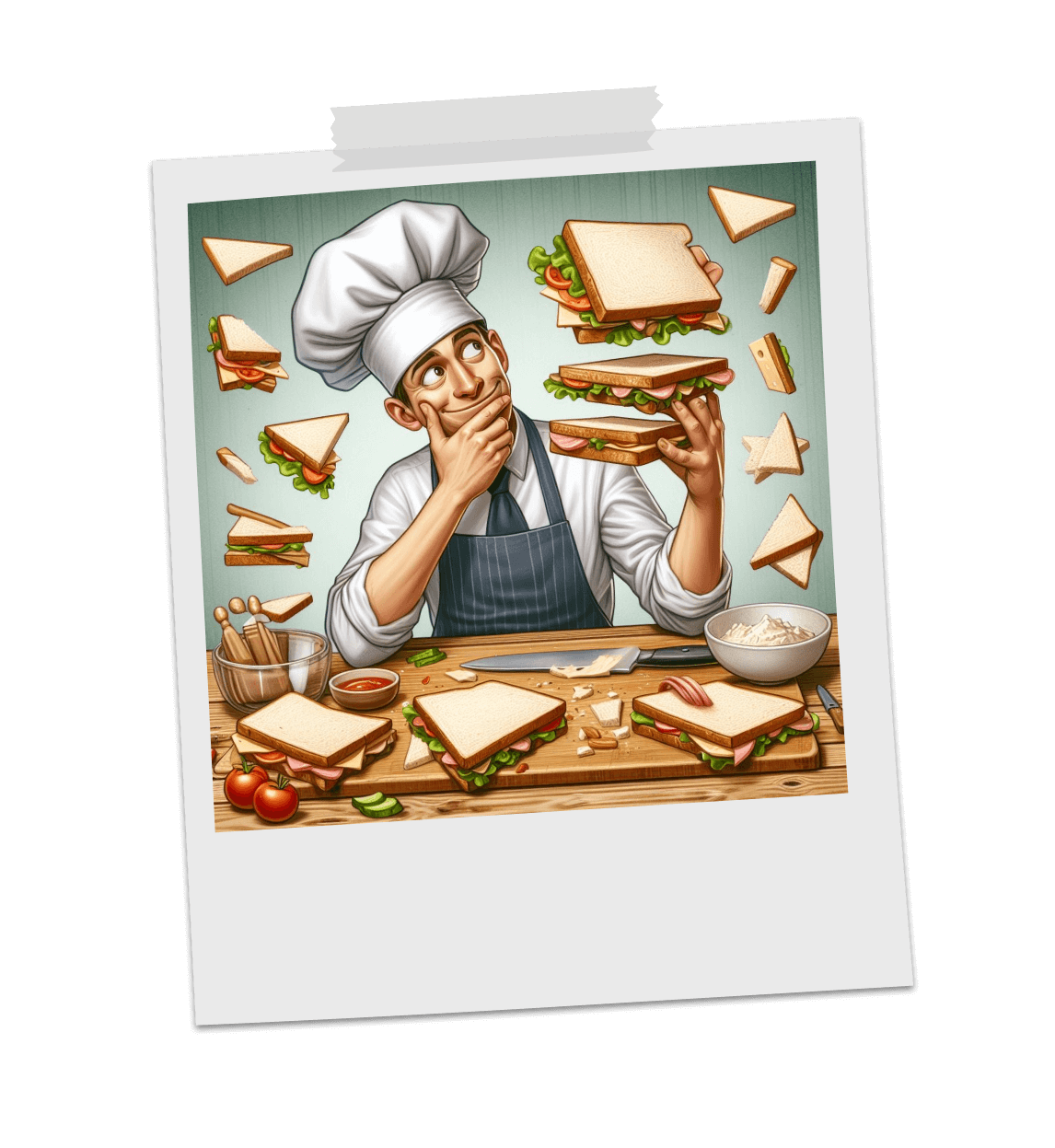 Mojster (razstavljenih) sendvičev 🥪